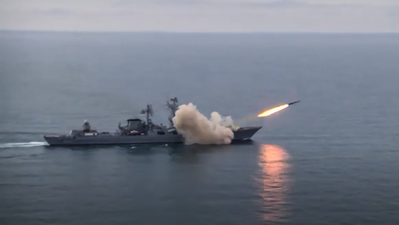 Russian Navy Conducts First Black Sea Supersonic Cruise Missile Test - The Moscow Times